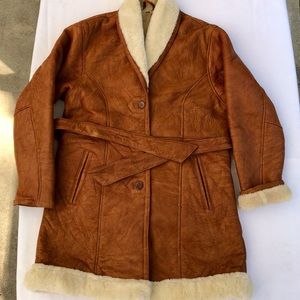 Sheepskin coat, Lucky Leather Co.,